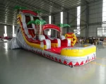 18′ Fire Island Single Lane Water Slide