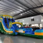 20′ Tiki Shot Double Lane Hybrid Water Slide