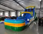 20′ Tiki Shot Double Lane Hybrid Water Slide - Image 3
