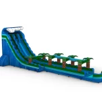 24′ Blue Crush Double Lane Water Slide