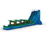 24′ Blue Crush Double Lane Water Slide - Image 3
