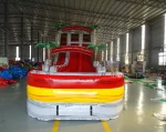 20′ Fire Island Double Lane Hybrid Water Slide