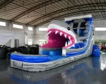 21′ JAWS Double Lane Water Slide - Image 2