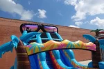 20′ Miami Vice Double Lane Water Slide - Image 2