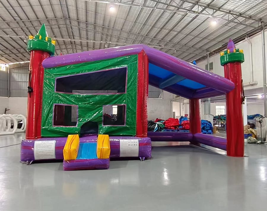 Marble.jpg Marble Canopy Bounce House - Image 1