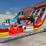 20′ Paradise Falls Double Lane Water Slide