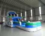 20′ Rocky Drop Double Lane Water Slide