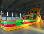 20′ Tropical Inferno Double Lane Water Slide - Image 2
