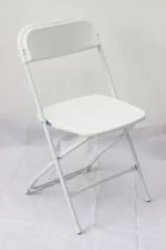 White Plastic Chairs - Image 4