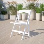 White Resin Chairs
